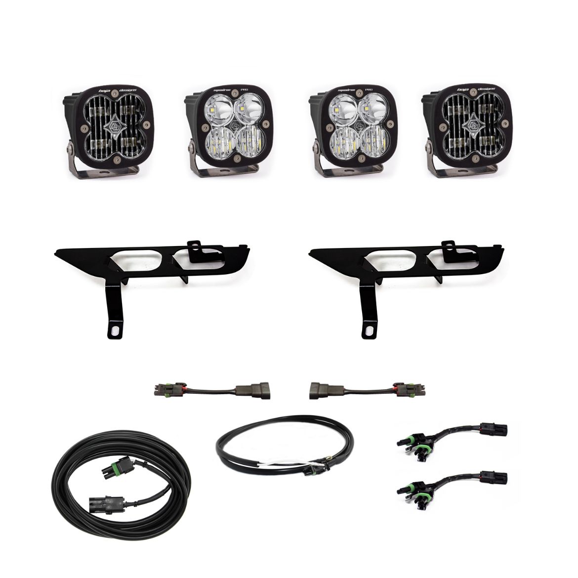 Picture of F-150 Fog Pocket Kit SAE Clear/Sport DC 21-On Ford F-150 Baja Designs