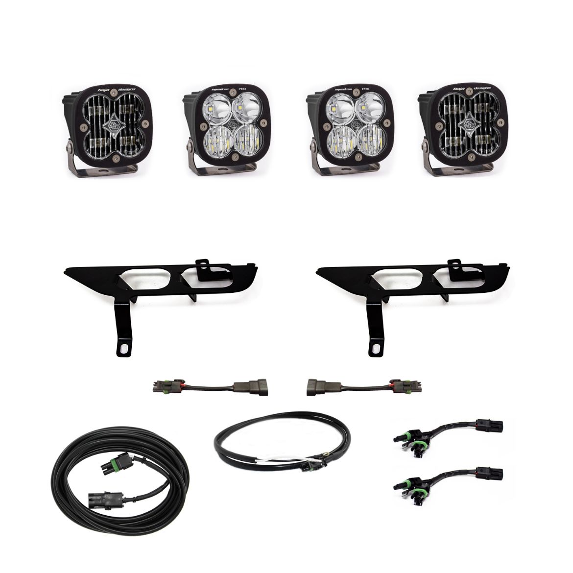 Picture of F-150 Fog Pocket Kit SAE Clear/Pro DC 21-On Ford F-150 Baja Designs